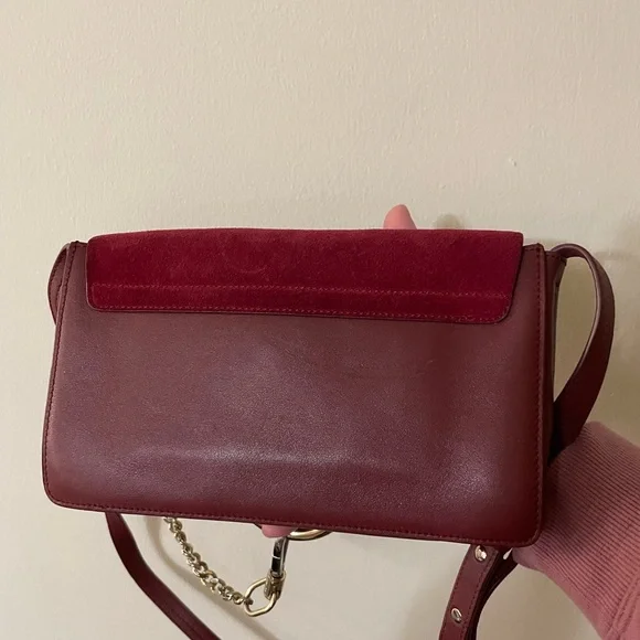 ‼️SOLD‼️ CHLOE - Suede Calfskin Faye Crossbody bag - Picture 3 of 8